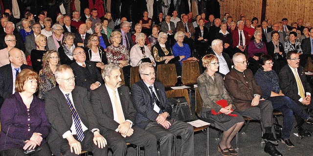 Gut besucht: Unter den Gsten beim Tre... Dietz sowie Karin und Ulrich Obrist.   | Foto: Sedlak