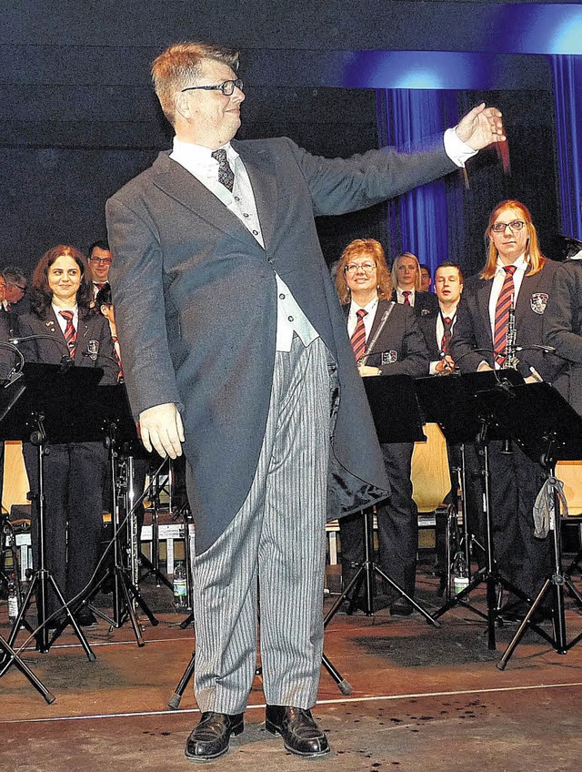 Matthias Beno hat mit der Bauernkapell...erg und die Stadtmusik Tiengen (Bild).  | Foto: Freudig