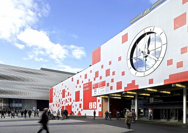 Vier Hallen belegt die Swissbau in der Messe.   | Foto: Stefan Schmidlin