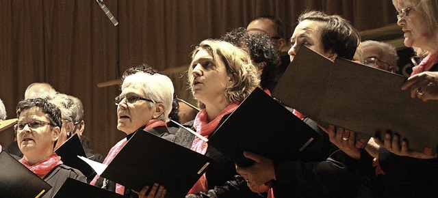 Werbung frs Singen im Chor ist das al...ingen beim Konzert 2015 in Bahlingen.   | Foto: Archivfoto: Christiane Franz