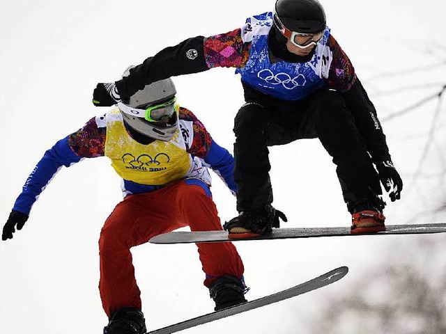 Snowboard-Cross ist wie Boxen auf Ski  | Foto: AFP