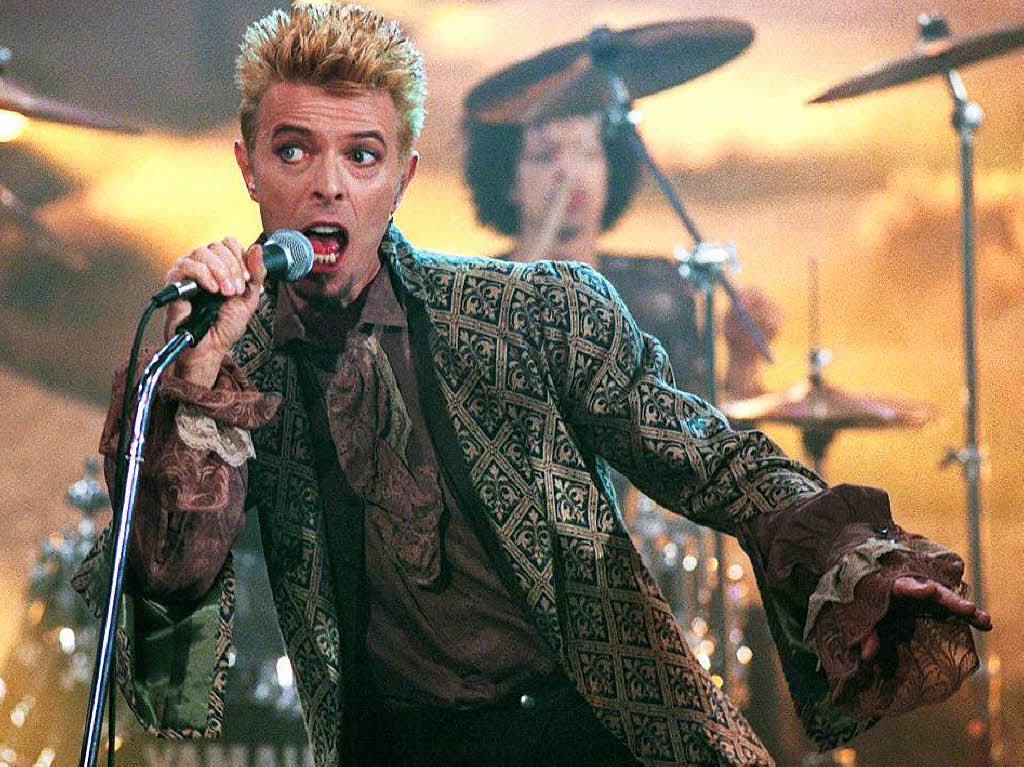 1997 war Bowie zu Gast bei einer Aufzeichnung von „Wetten, da...?“ in Mnster.