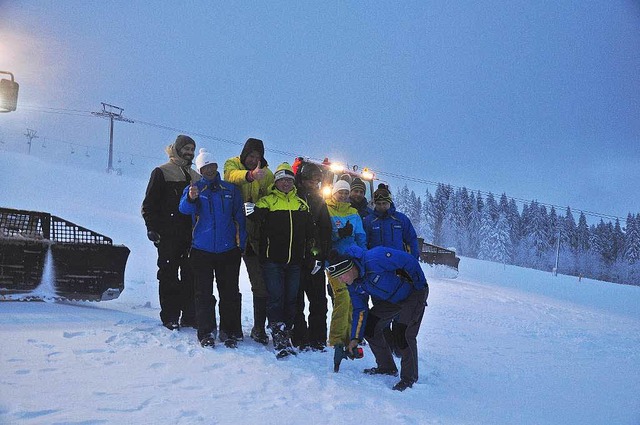 FIS Delegierte und Ausrichter trotzen ...g. Am Ende geht der Daumen nach oben.   | Foto: HTG