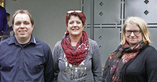Postentausch (von links): Carsten Heimburger, Johanna Haase und Karin Bhler   | Foto: Reiner beschorner