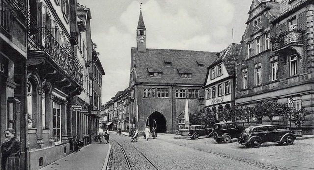 Der Urteilsplatz im Jahr 1940   | Foto: Stadtarchiv
