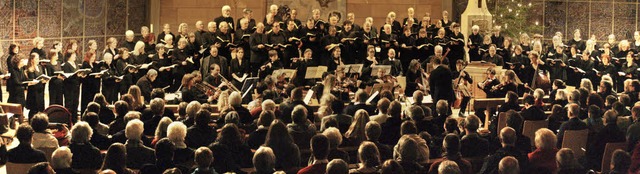 Die Johannes-Kantorei Merzhausen fhrt...atorium von Johann Sebastian Bach auf.  | Foto: Hans Jrgen Kugler