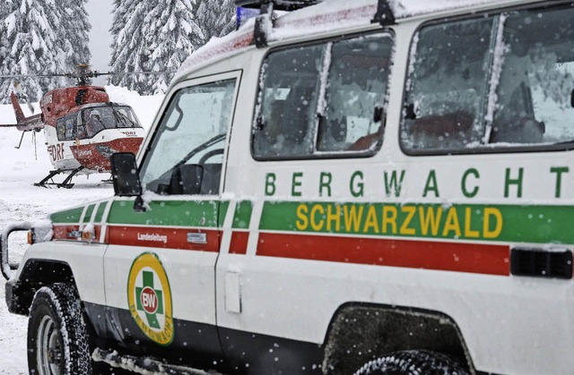 Die Bergwacht ist dort im Einsatz, wo ...e Rettungsdienste nicht weiterkommen.   | Foto: Patrick Seeger (dpa)