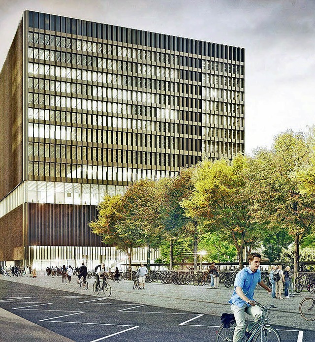 So soll der Campus in Muttenz einst aussehen.  | Foto: Visualiserung: FHNW