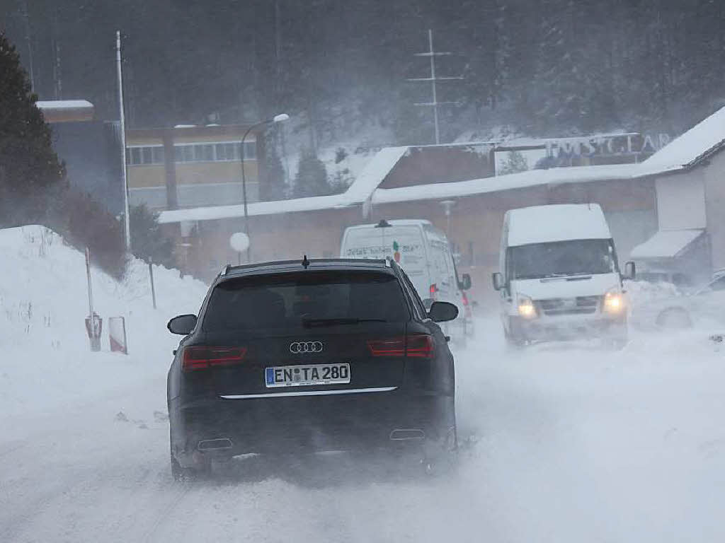 Weie Schneemassen in Eisenbach – wer wei, wie viel noch kommt?