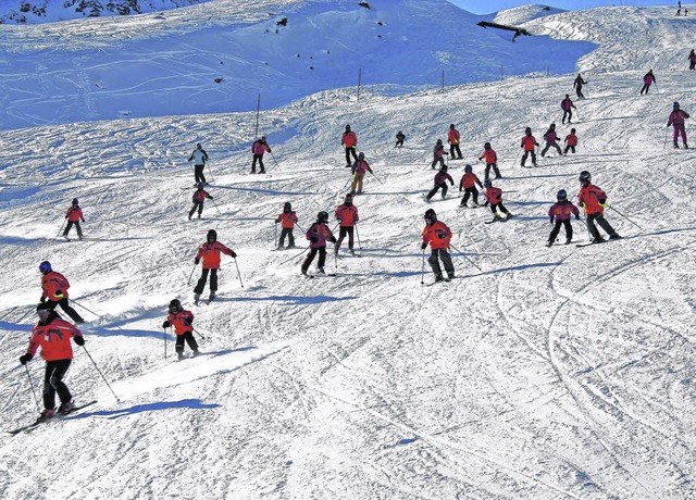 So schn htten es die Wintersportler ...zahlreicher Ski- und Snowboard-Kurse.   | Foto: Privat