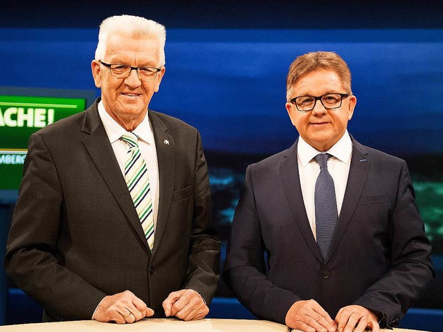 Kretschmann vs. Wolf  | Foto: dpa