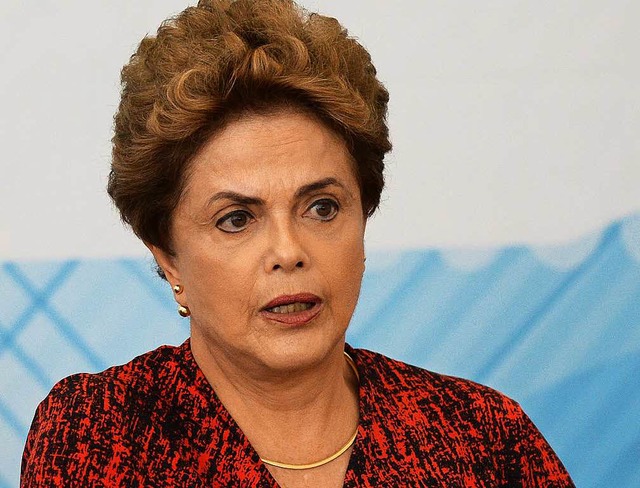 Die konservative Opposition will Prsidentin Rousseff strzen  | Foto: AFP
