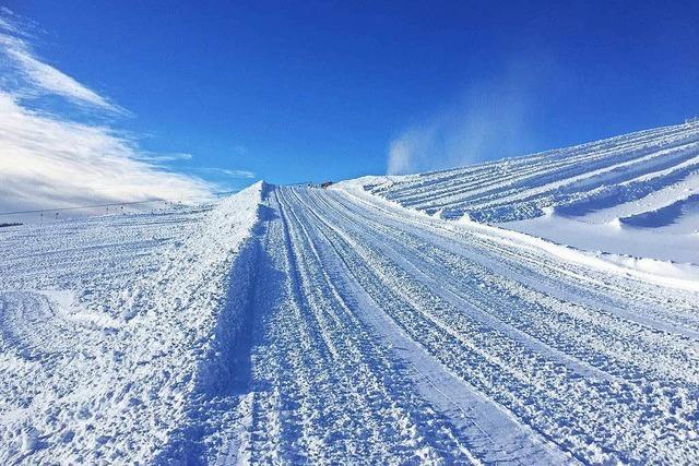 Snowboardcross-Weltcup: An der Piste wird gebastelt