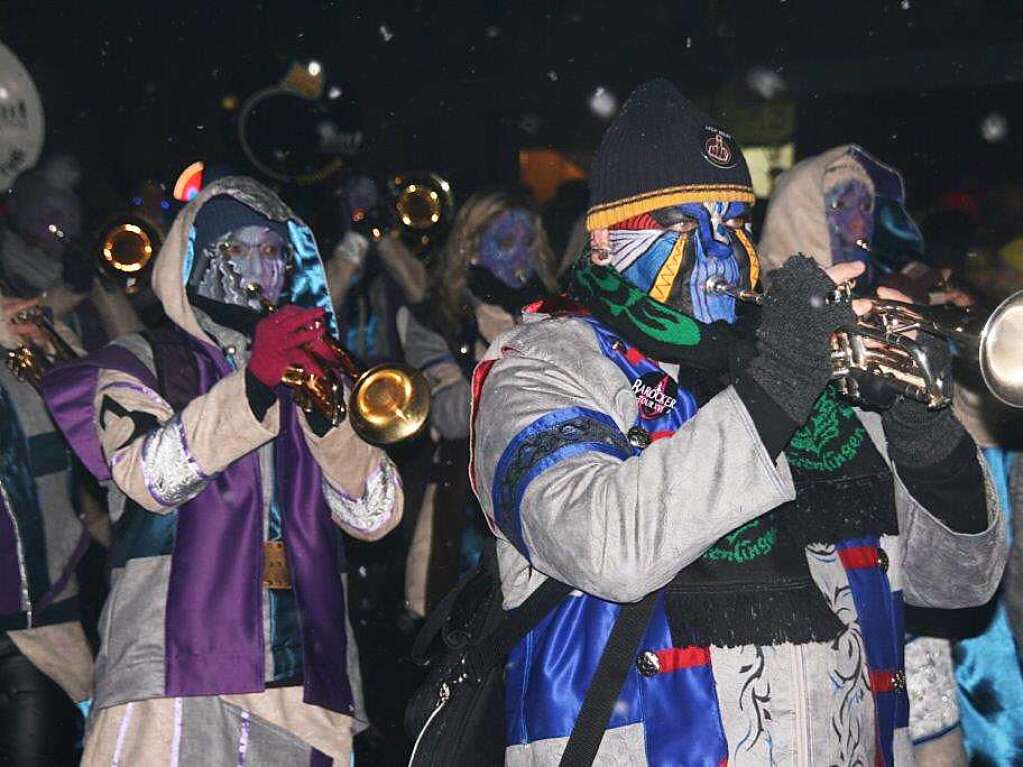 Impressionen vom Nachtumzug der Hotzenblitzzunft in Grwihl.