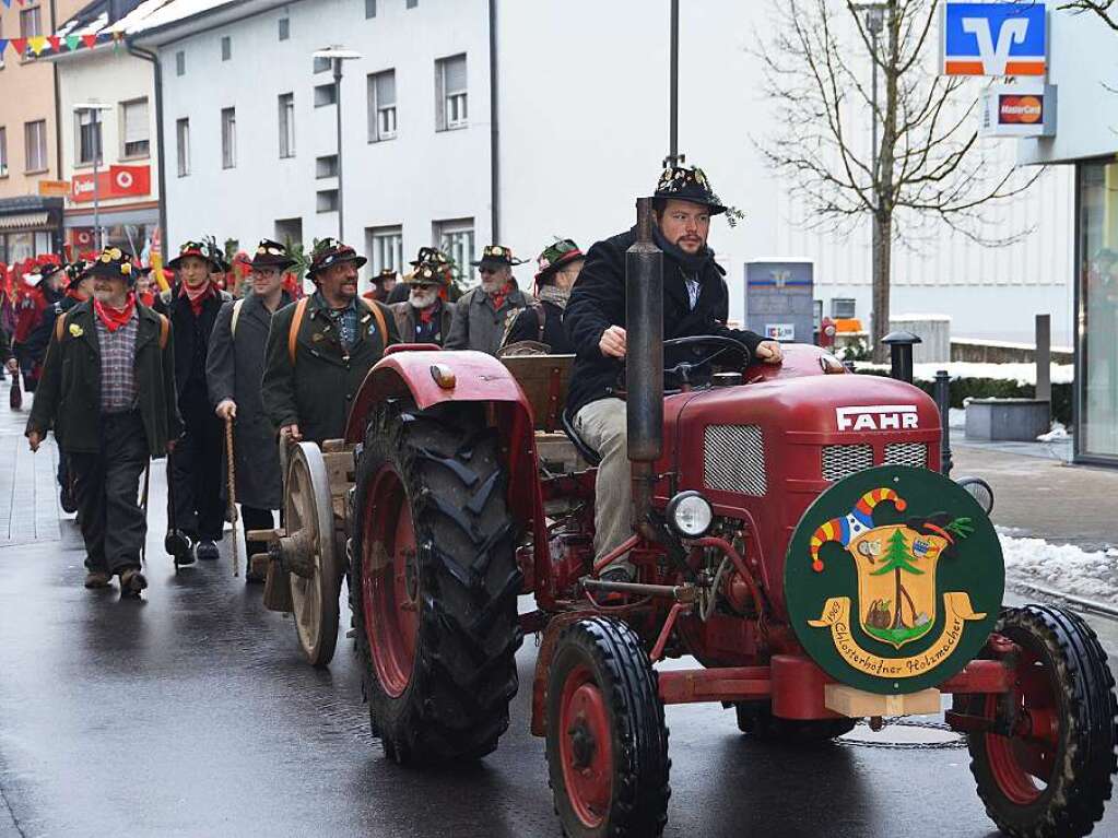 Die Chloschterhfer Wlder hatten in diesem Jahr einen besonders groen Baum ausgesucht.