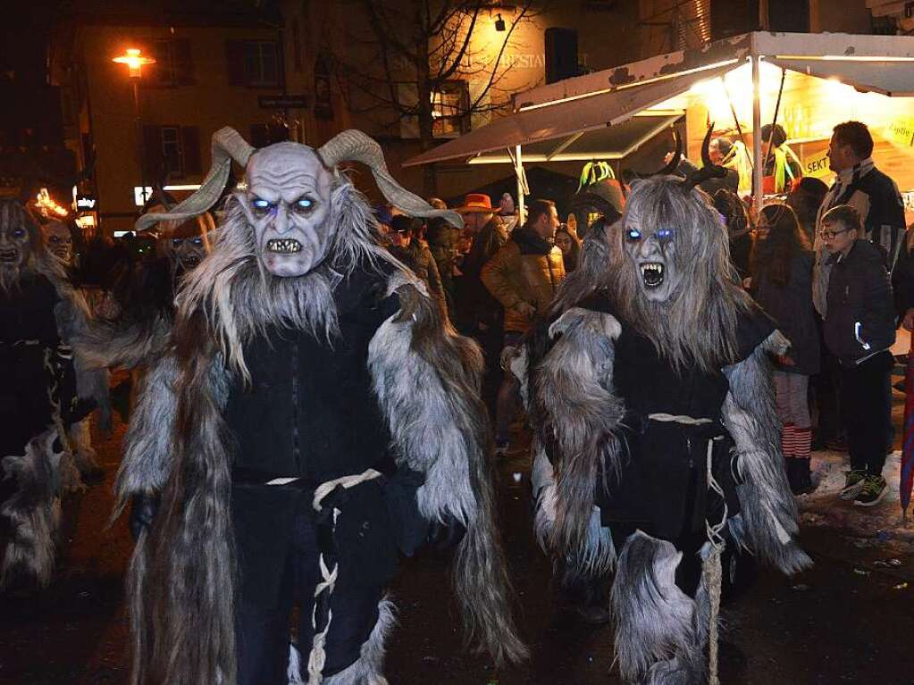 Schaurig-schn war es beim Nachtumzug in Wehr am Samstag.