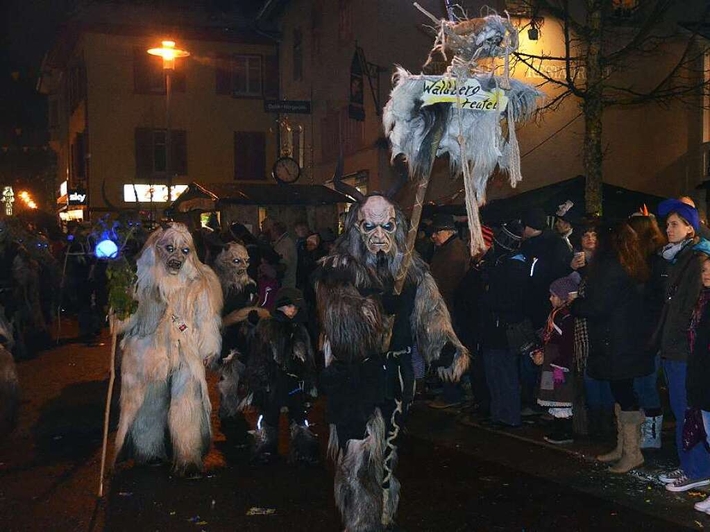 Schaurig-schn war es beim Nachtumzug in Wehr am Samstag.