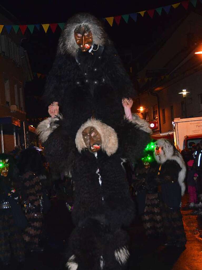 Schaurig-schn war es beim Nachtumzug in Wehr am Samstag.