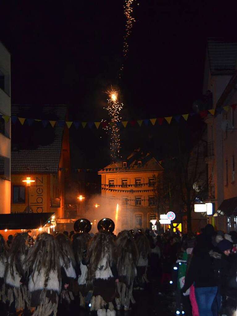 Schaurig-schn war es beim Nachtumzug in Wehr am Samstag.