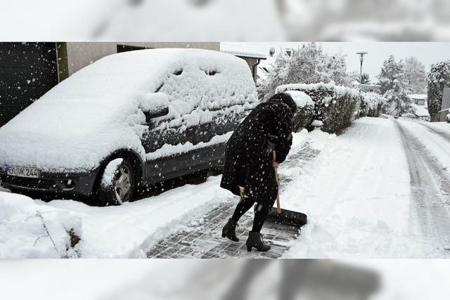 Nchtlicher Wintereinbruch