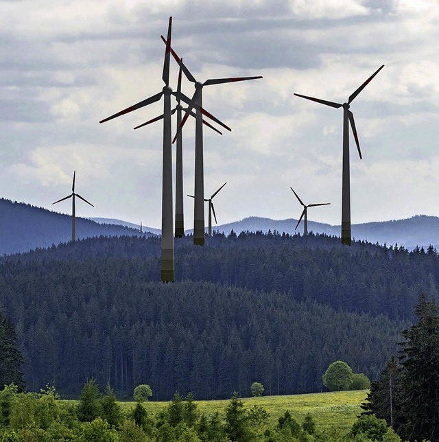 Die Brgerinitiative will Windkraft auf der Fehrn und dem Glasberg verhindern.   | Foto: Bernhard Bttner