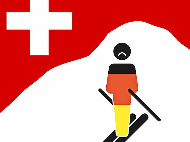 Deutsche Skilufer in der Schweiz? Fehlanzeige  | Foto: Nils Oettlin