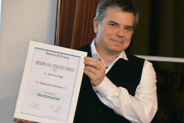 Christoph Strittmatter erhlt Hermann-Stratz-Preis