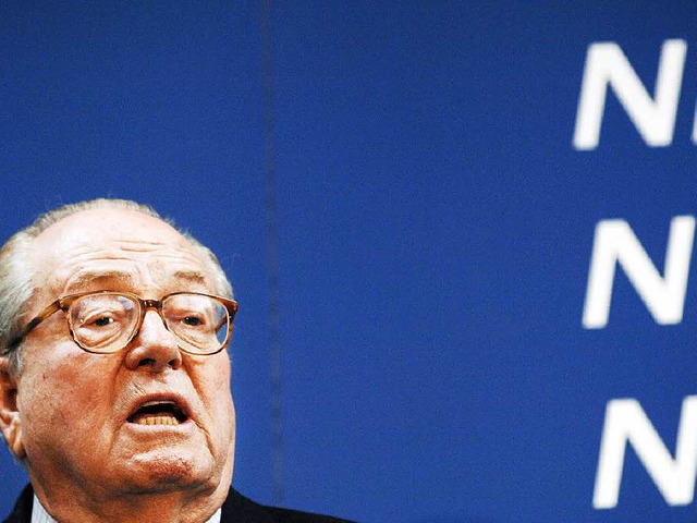 Machte Frankreichs Rechte erfolgreich: Jean-Marie Le Pen.  | Foto: AFP