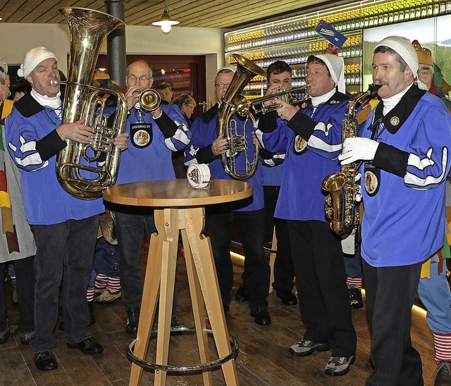 Am Sonntag statteten Galgenvgel und N...sthof in Rothaus noch einen Besuch ab.  | Foto: Chris Seifried