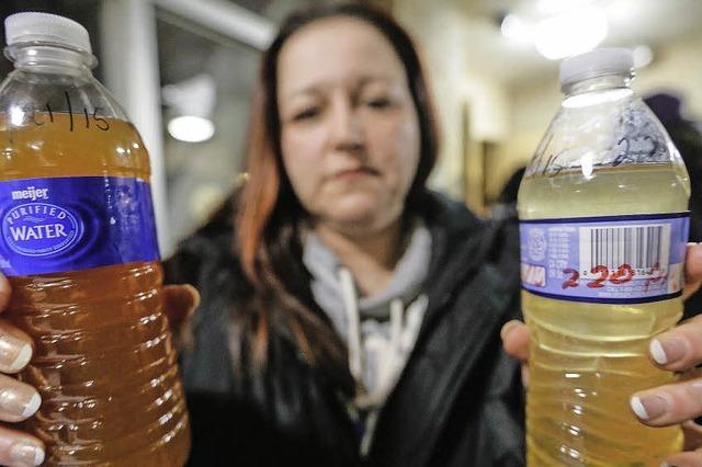Bewohner von Flint leiden unter giftigem Trinkwasser