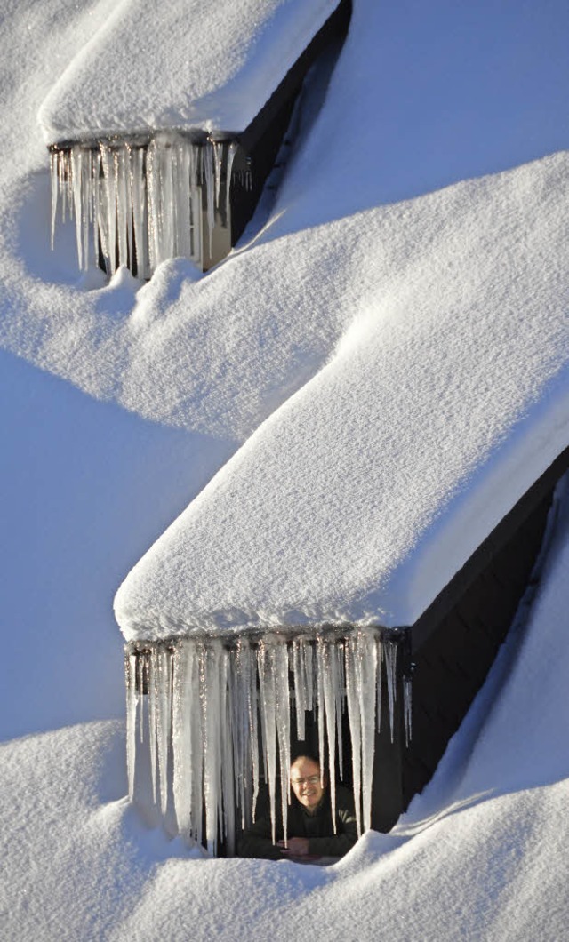 Eiszeit, Winter, Rathaus Neustadt  | Foto: Peter Stellmach