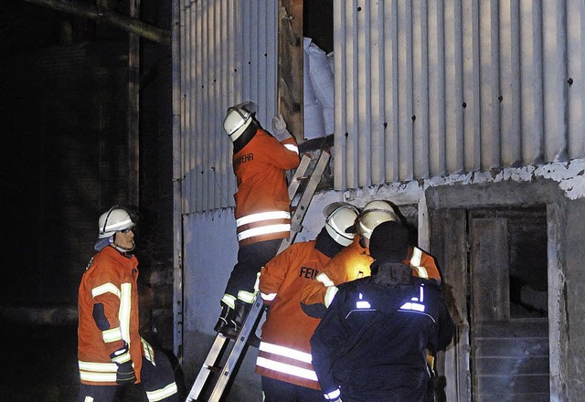 In der Mhlstrae verhinderte der Eins... Feuerwehr 2015 einen greren Brand.   | Foto: archivfoto: Wolfang knstle