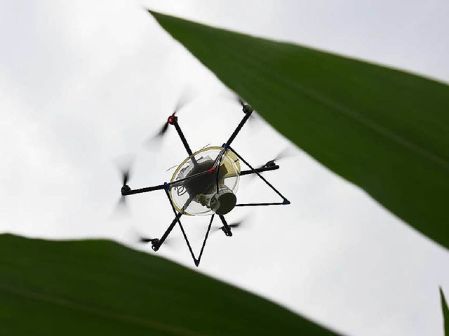 Werden Warenlieferungen knftig per Drohne erfolgen?   | Foto: DPA