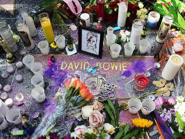 Diesen Stern hat Bowie sicher: den auf dem Walk of Fame in Hollywood  | Foto: AFP