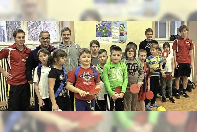 Jugend zeigt Interesse am Tischtennissport