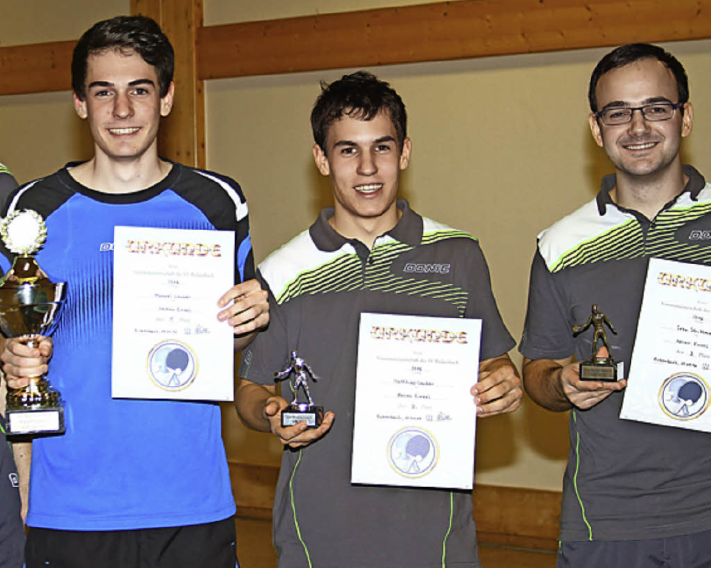 Manuel Lauber ist nicht zu schlagen Rickenbach Badische Zeitung