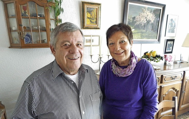 Als Ehepaar leben Dominique und Rainer...Partnerschaft bereits seit 47 Jahren.   | Foto: Claudia Gempp