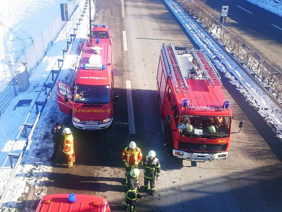 Brand Im B31-Tunnel – Großeinsatz Und Stau Im Freiburger Osten ...