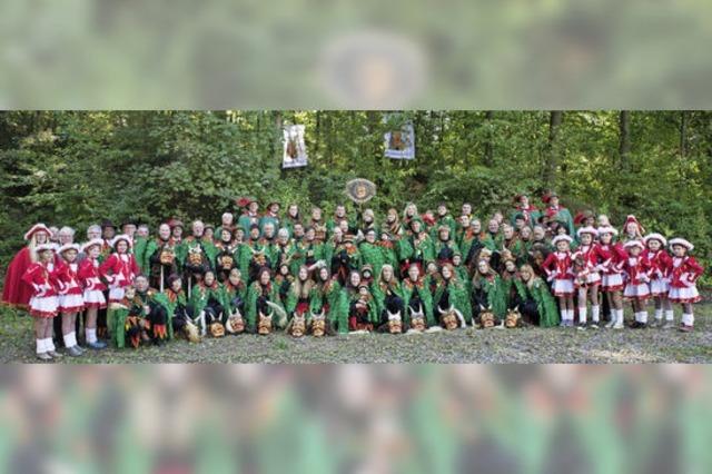 Jubilumsumzug der Waldteufel in Teningen