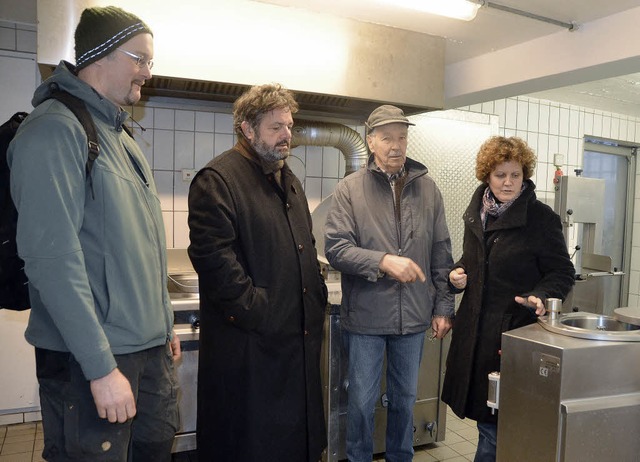 Auf Erfahrungsaustausch im Schlachthau...eordnete Maria Heubuch aus Leutkirch.   | Foto: Tanja Bury