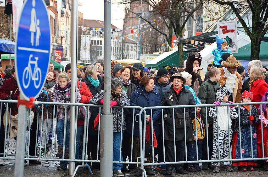 Warten auf den Rathaussturm