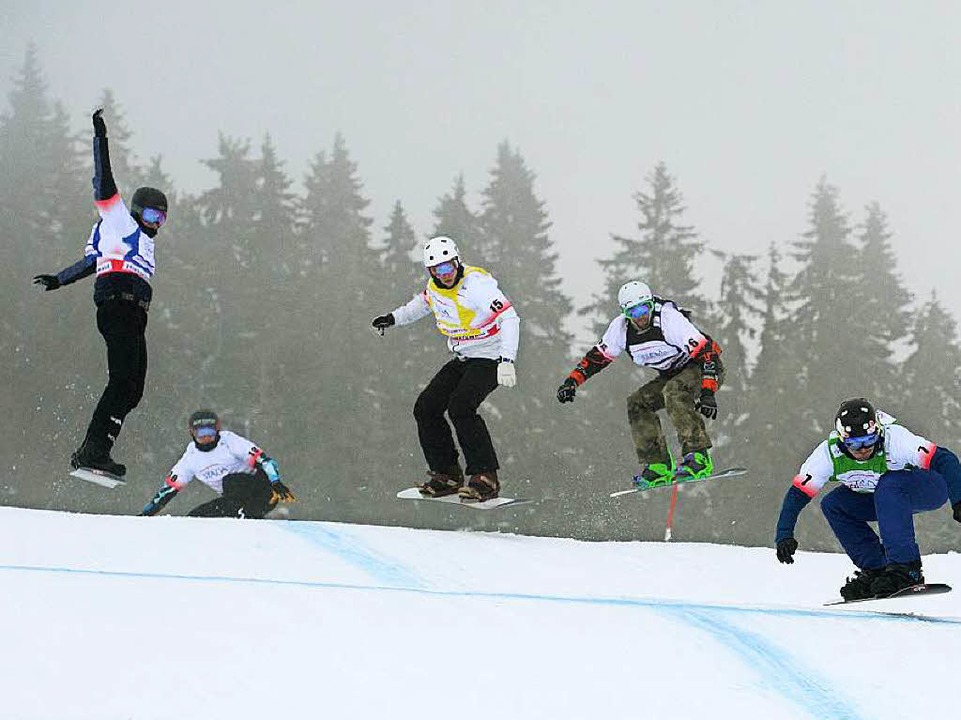 Hopp hopp! Der Halbfinal-Lauf  | Foto: dpa