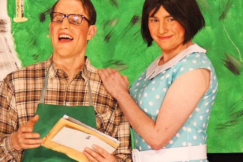 Nun haben sie einen festen Platz im Zunftabendprogramm: Bürgermeister Tobias Benz und seine Ehefrau Lisa (Foto: Rolf Reißmann) Nun haben sie einen festen Platz im Zunftabendprogramm: Bürgermeister Tobias Benz und seine Ehefrau Lisa (Foto: Rolf Reißmann)