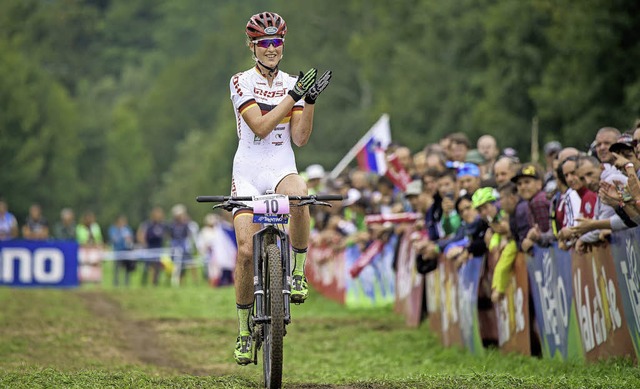Mit Helen Grobert hat der Radsportvere...tige Olympiasiegern in seinen Reihen.   | Foto: Jrn Kerckhoff/Armin Kstenbrck