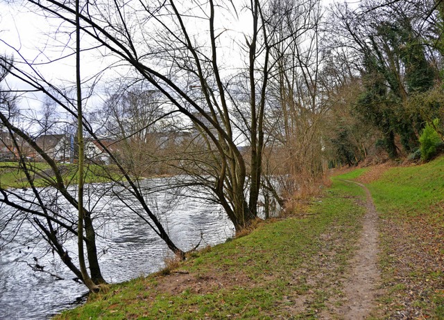 Ein Fupfad ermglichst es jetzt schon...adroute wird, ist derzeit noch offen.   | Foto: Anika Maldacker