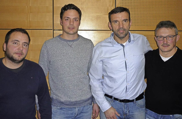 Neuer Vorstand des Sportvereins Gresge...Schmid, Andreas Vollmer, Axel Grether.  | Foto: Wolfgang Grether