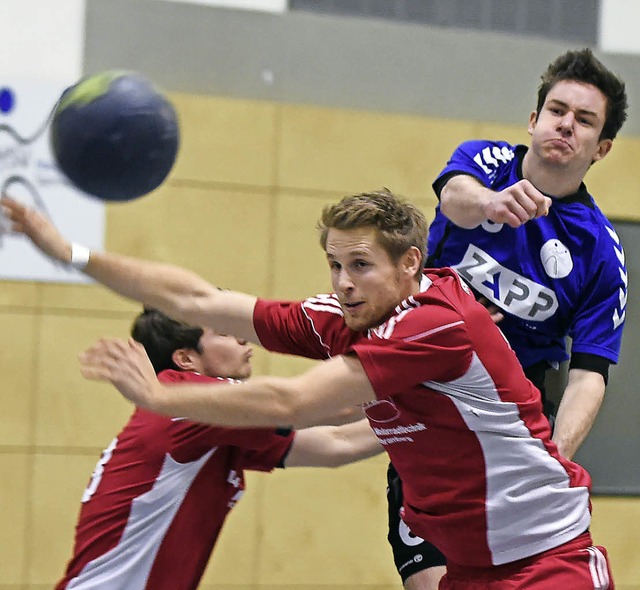Immer wieder setzten sich die Handball...egen die SG Schramberg/Sulgen  durch.   | Foto: Schn
