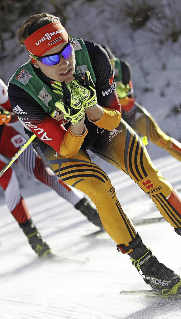 Fabian Rießle wieder in Gelb Nordische Kombination Badische Zeitung