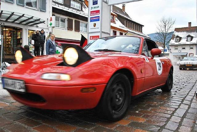 Fotos: Winterrallye fr Oldtimer in Kirchzarten