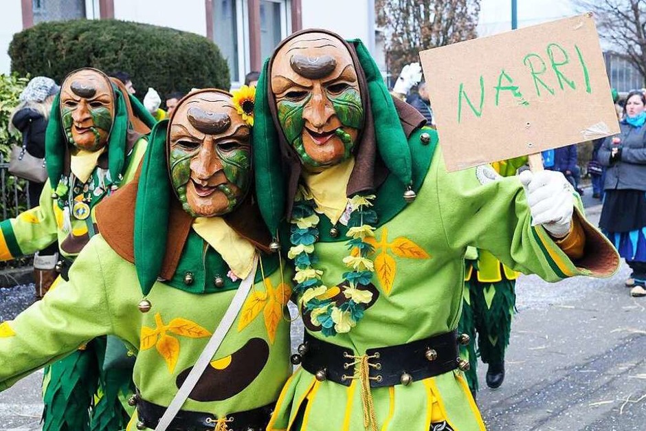 Der Jubiläumsumzug am Sonntag (Foto: WOLFGANG KUENSTLE ) Der Jubiläumsumzug am Sonntag (Foto: WOLFGANG KUENSTLE )